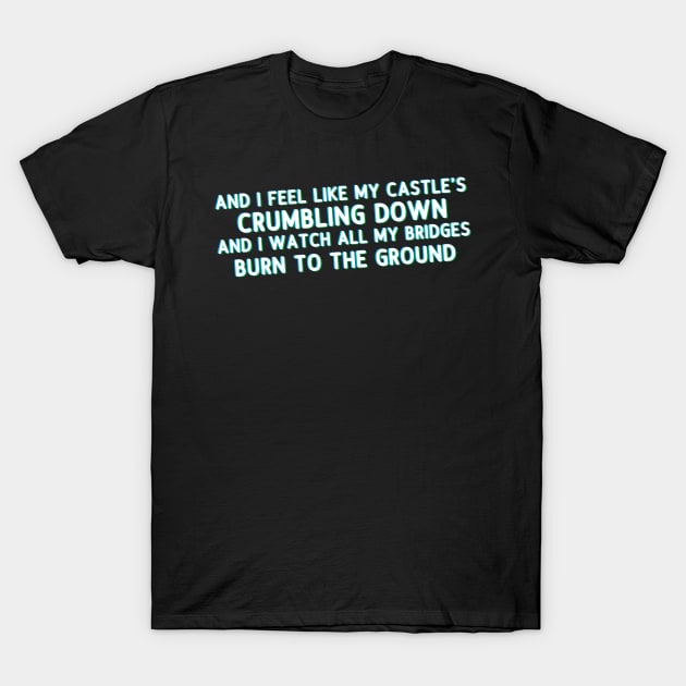 Castles crumbling T-Shirt by Trendsdk